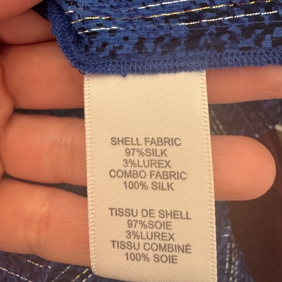 Rebecca Taylor Sheer Silk Blouse - Picture 7 of 7